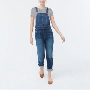 J. Crew Denim Jean Overalls Indigo